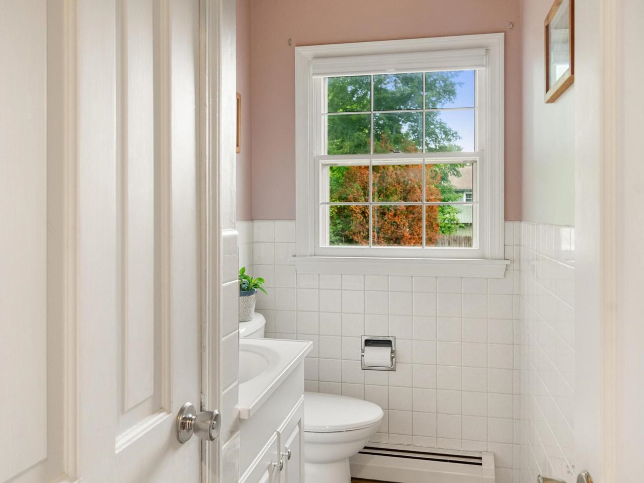 Downstairs half bath