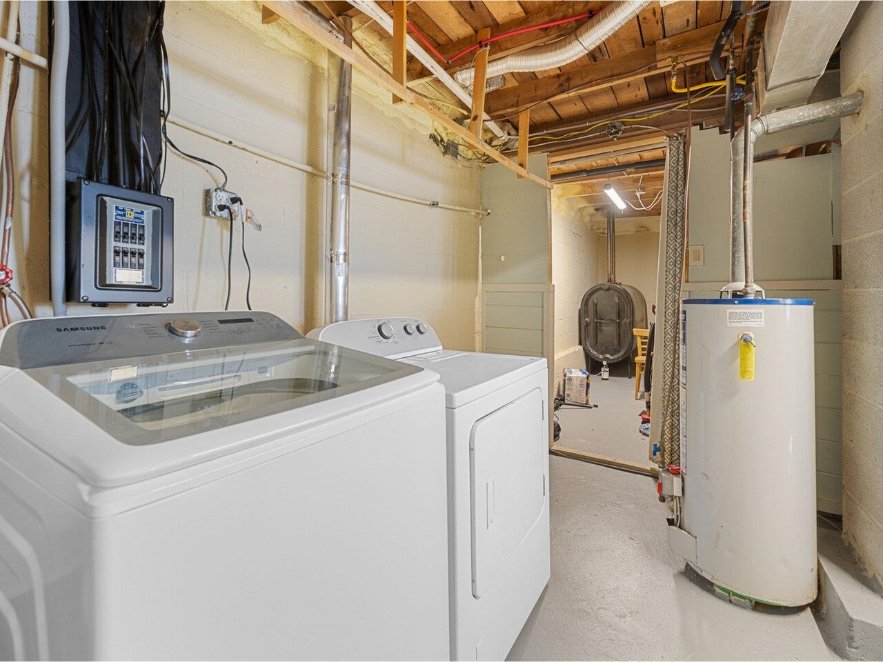 Convenient laundry area