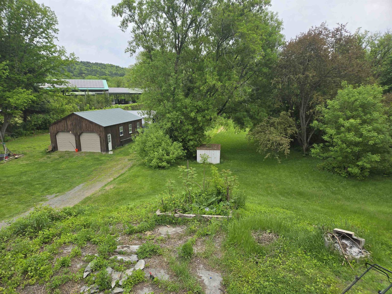 Large back yard