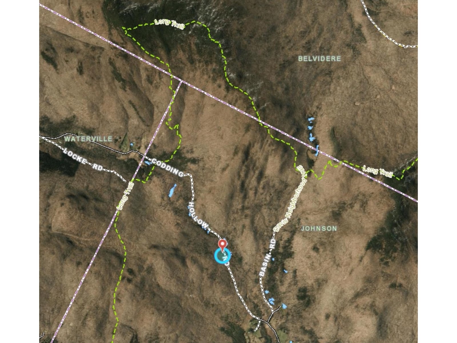 proximity to Long Trail