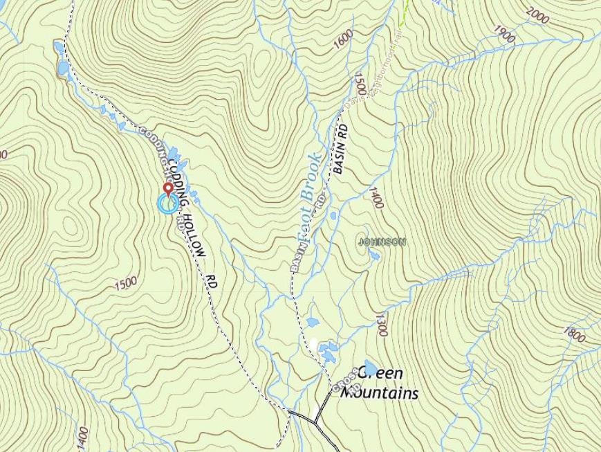 Topographic aerial view