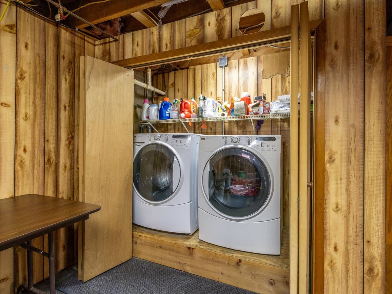 Laundry in Basement