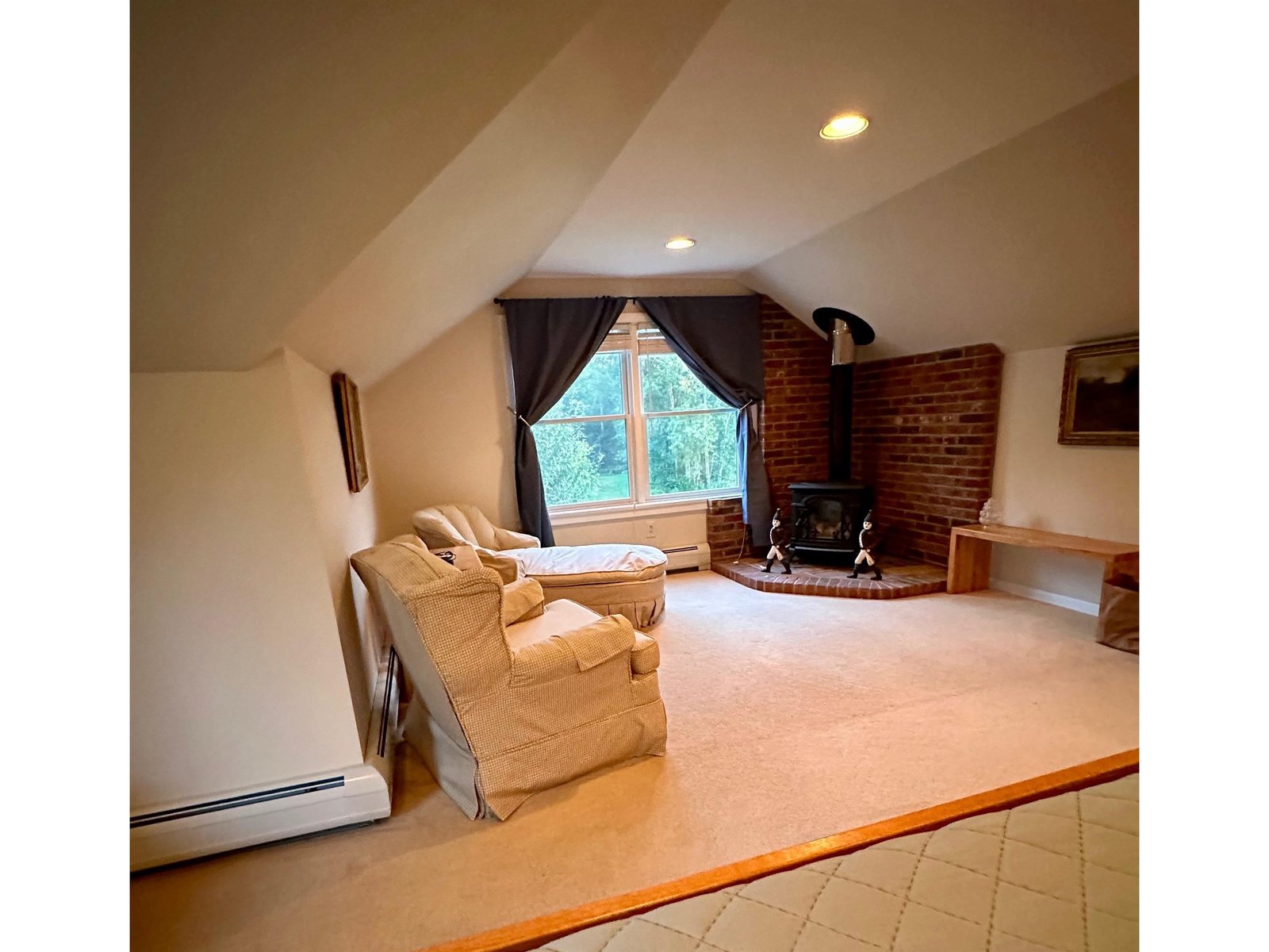 Past Photo-Primary Bedroom with Brick Hearth