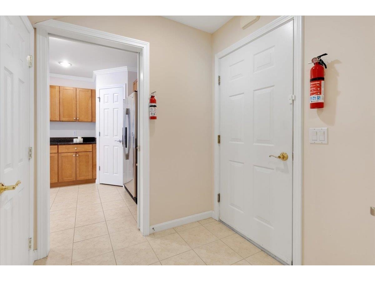 Mudroom space with access to garage!