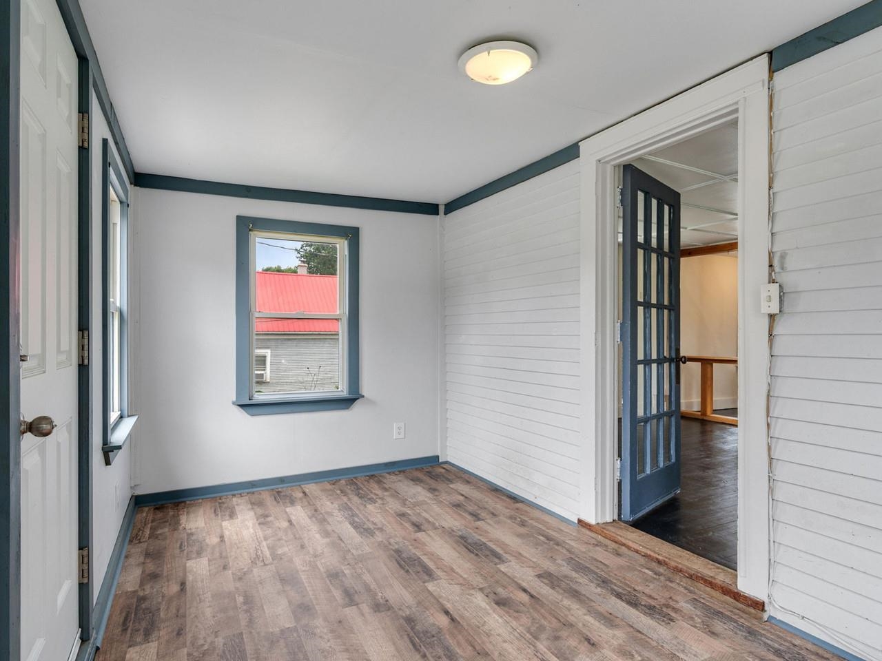 Sunroom with New Flooring