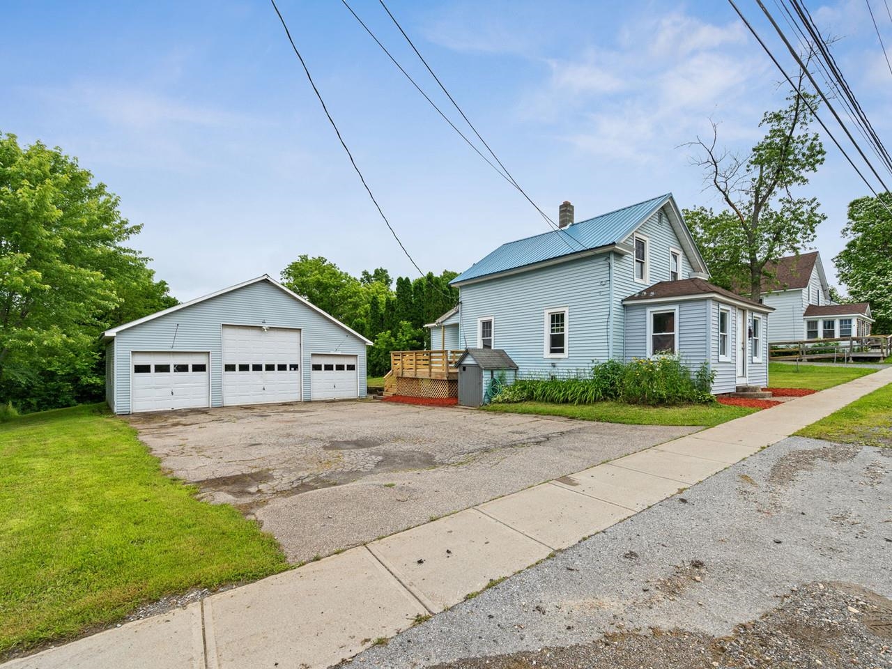 Large Paved Driveway