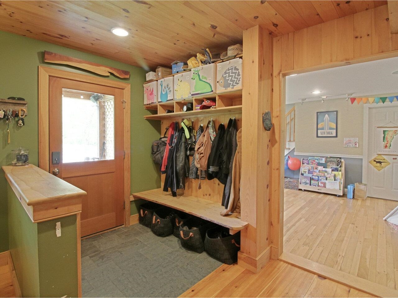 Foyer with Built-ins