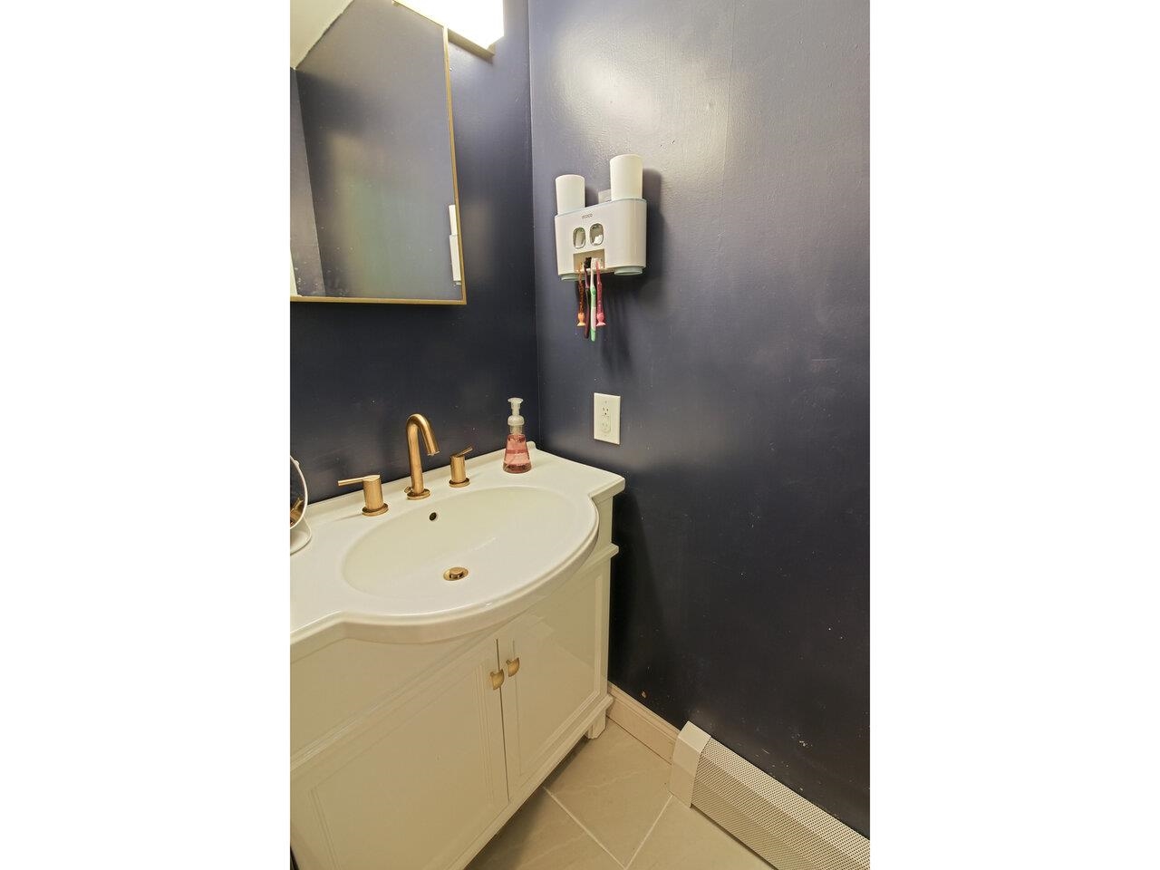 Half Bath on First Floor