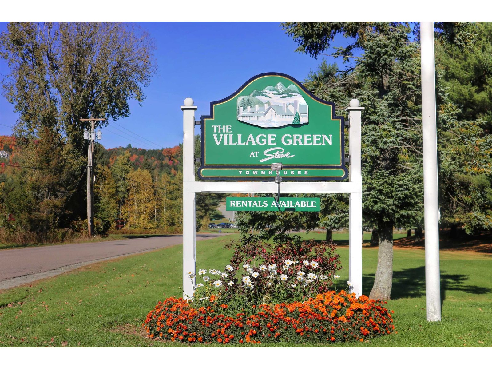 Welcome Sign - Village Green