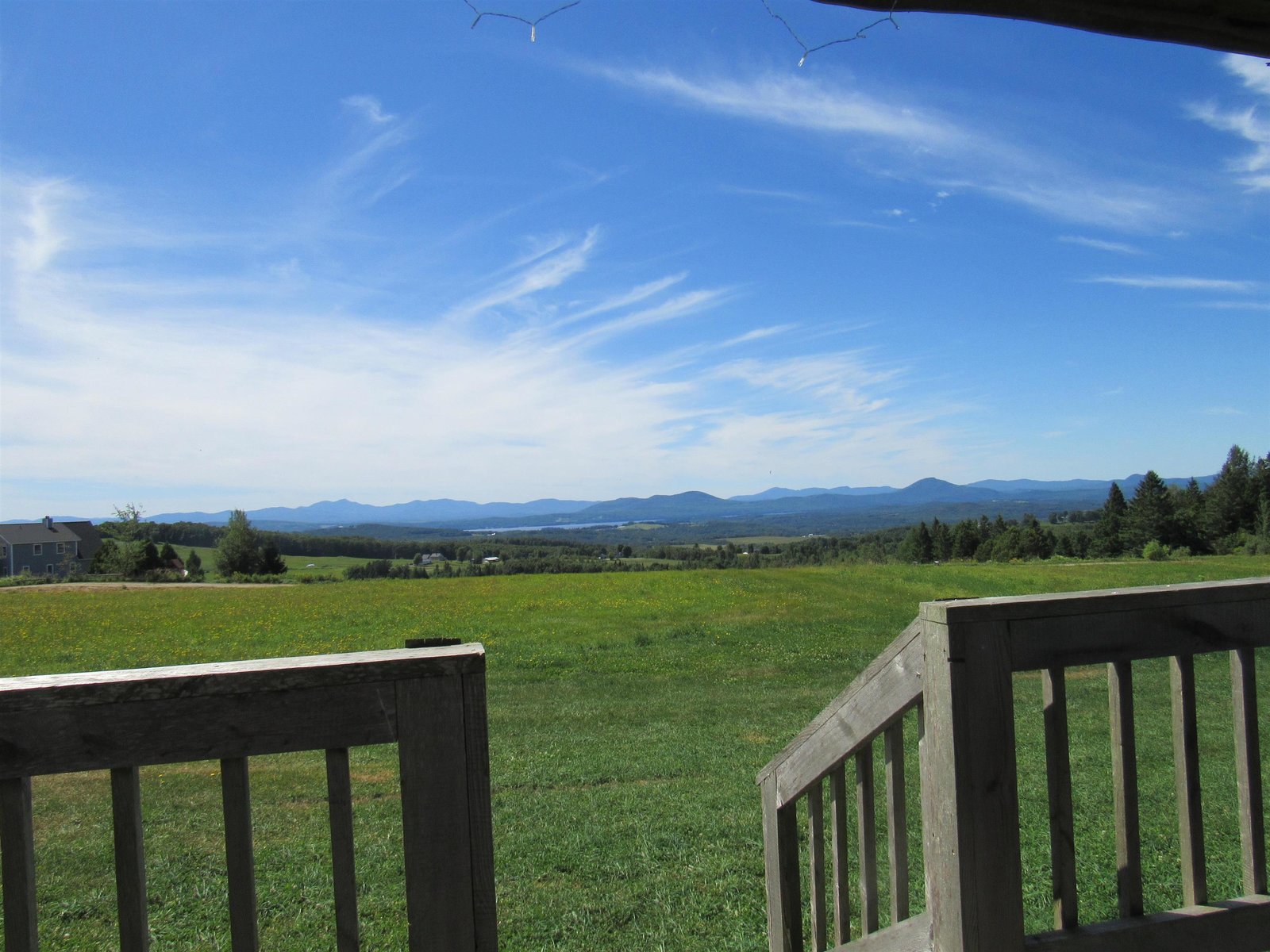 From the Cabin's Covered Front Porch