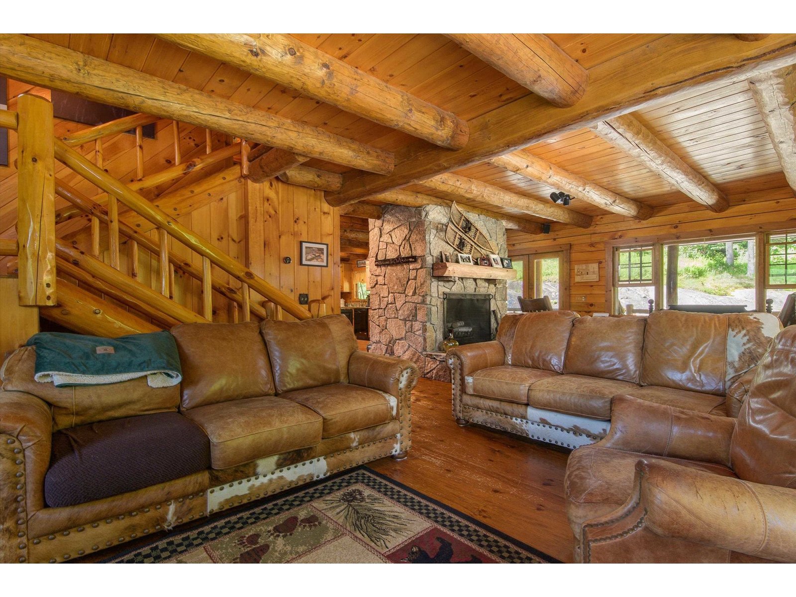 Over-sized family room for gathering with family & friends...