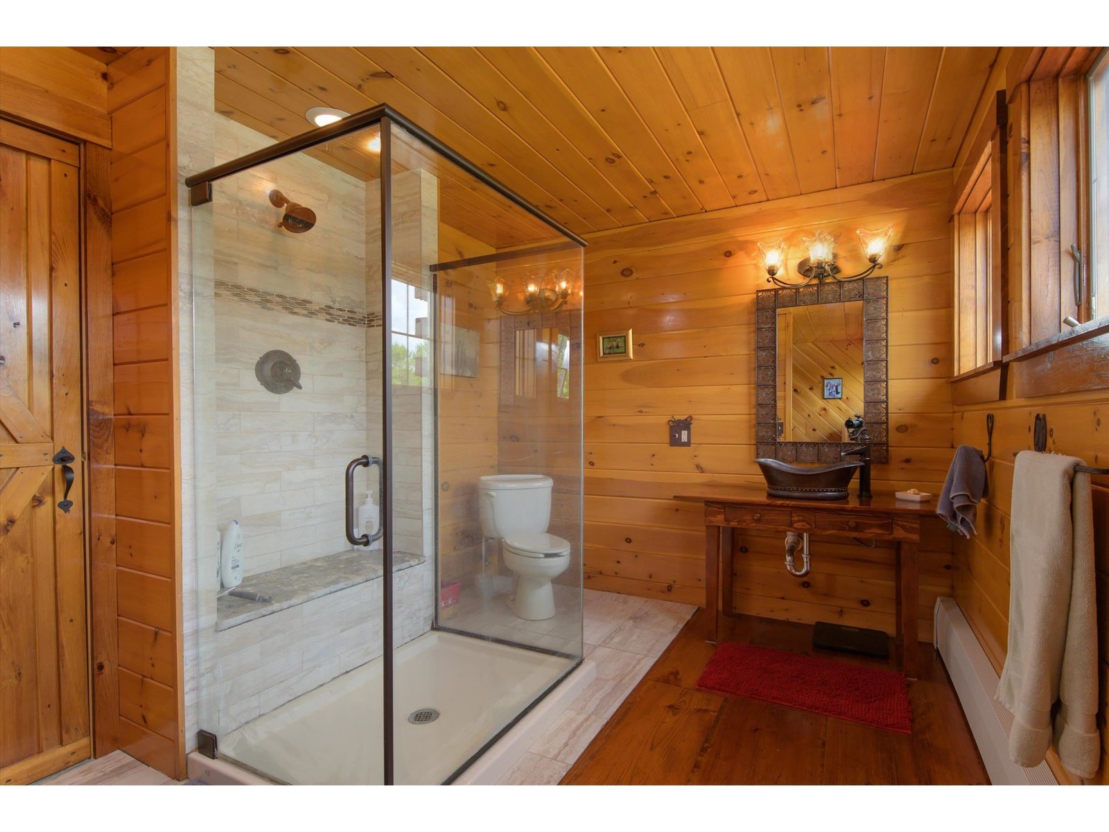 Primary bath with over-sized shower...