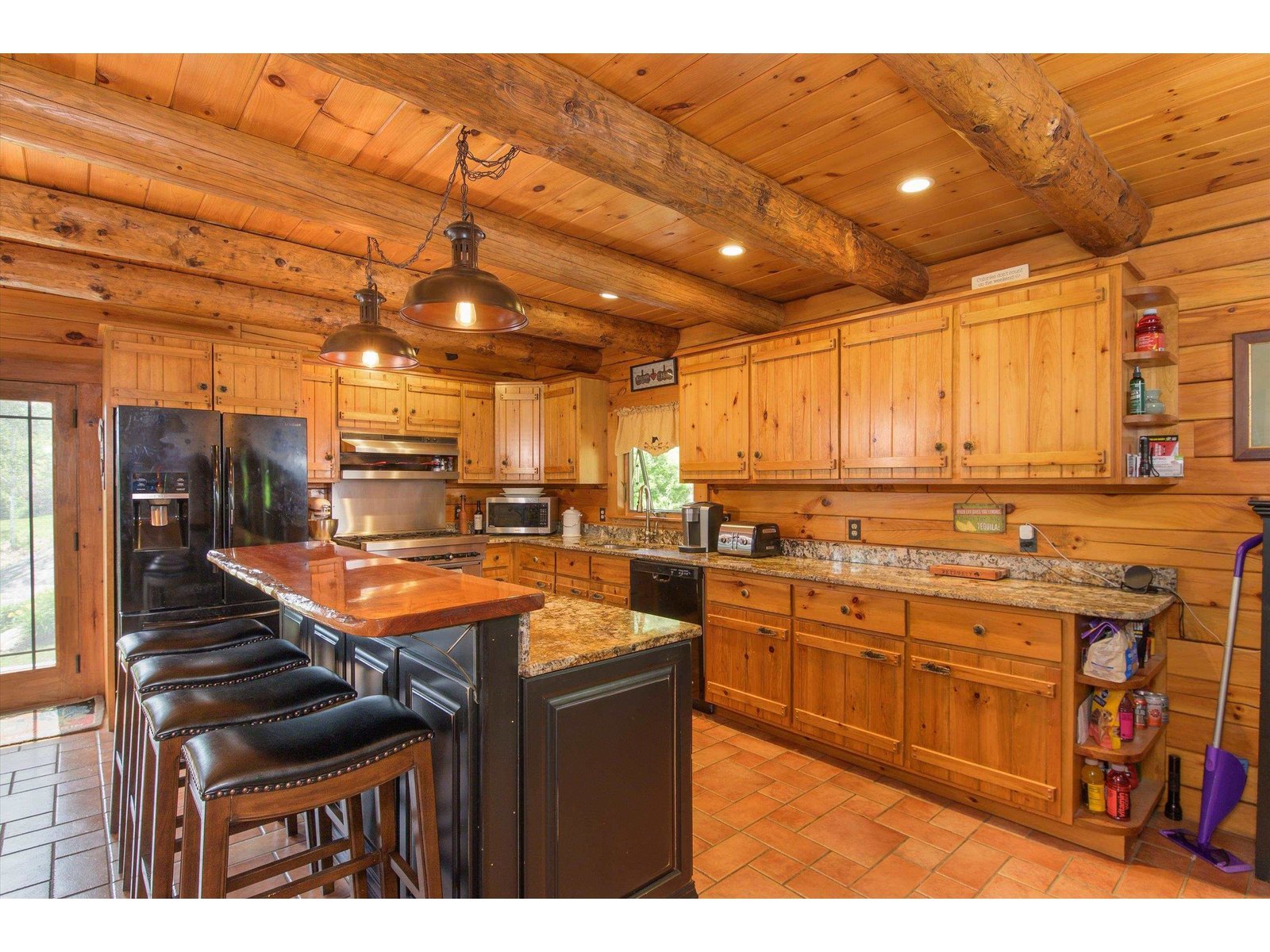 Enjoy the spacious kitchen...