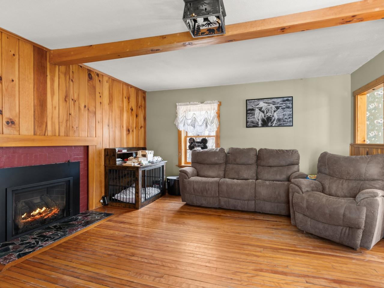 Living Room with Gas Fireplace