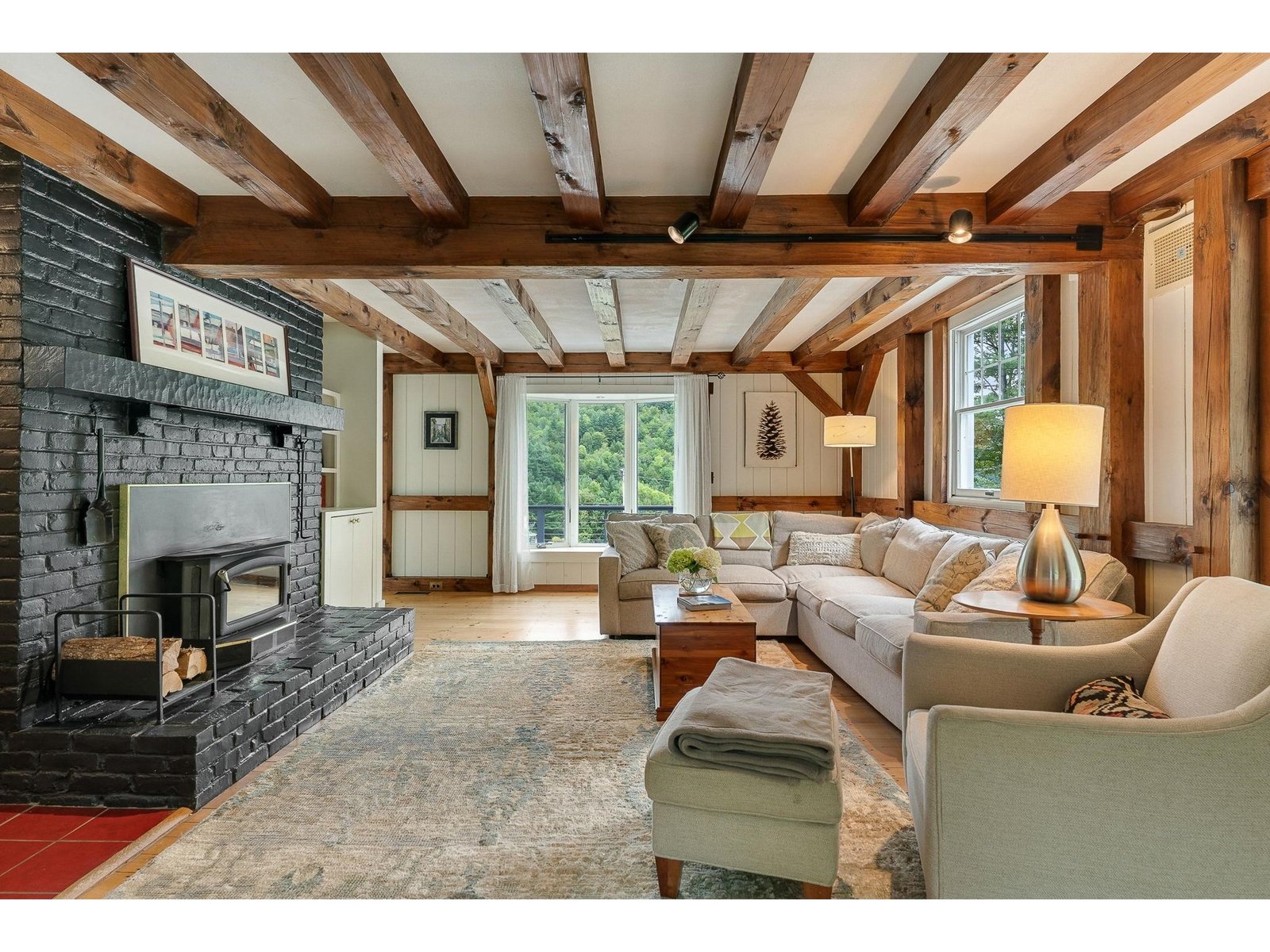 Living Room and Wood burning stove