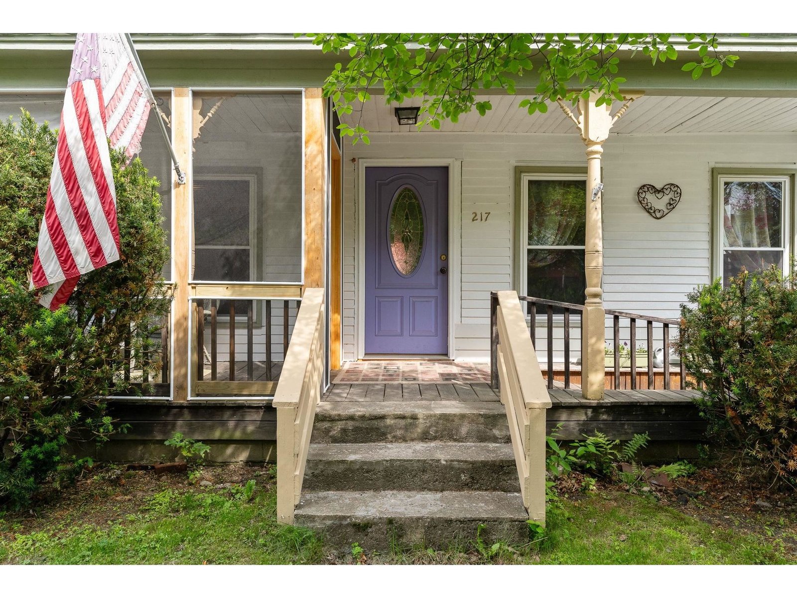 Enter via the inviting front porch