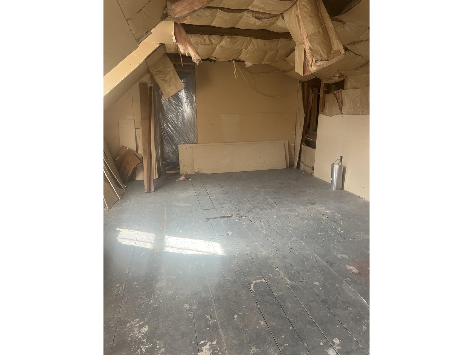 Storage above the garage