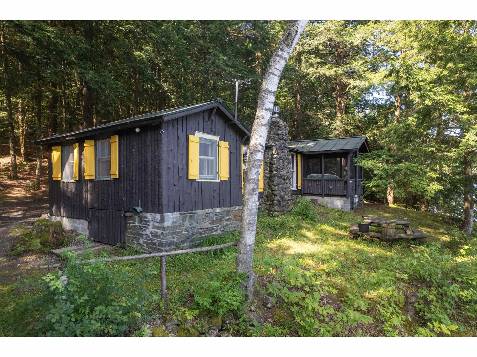 Main cottage from the lake