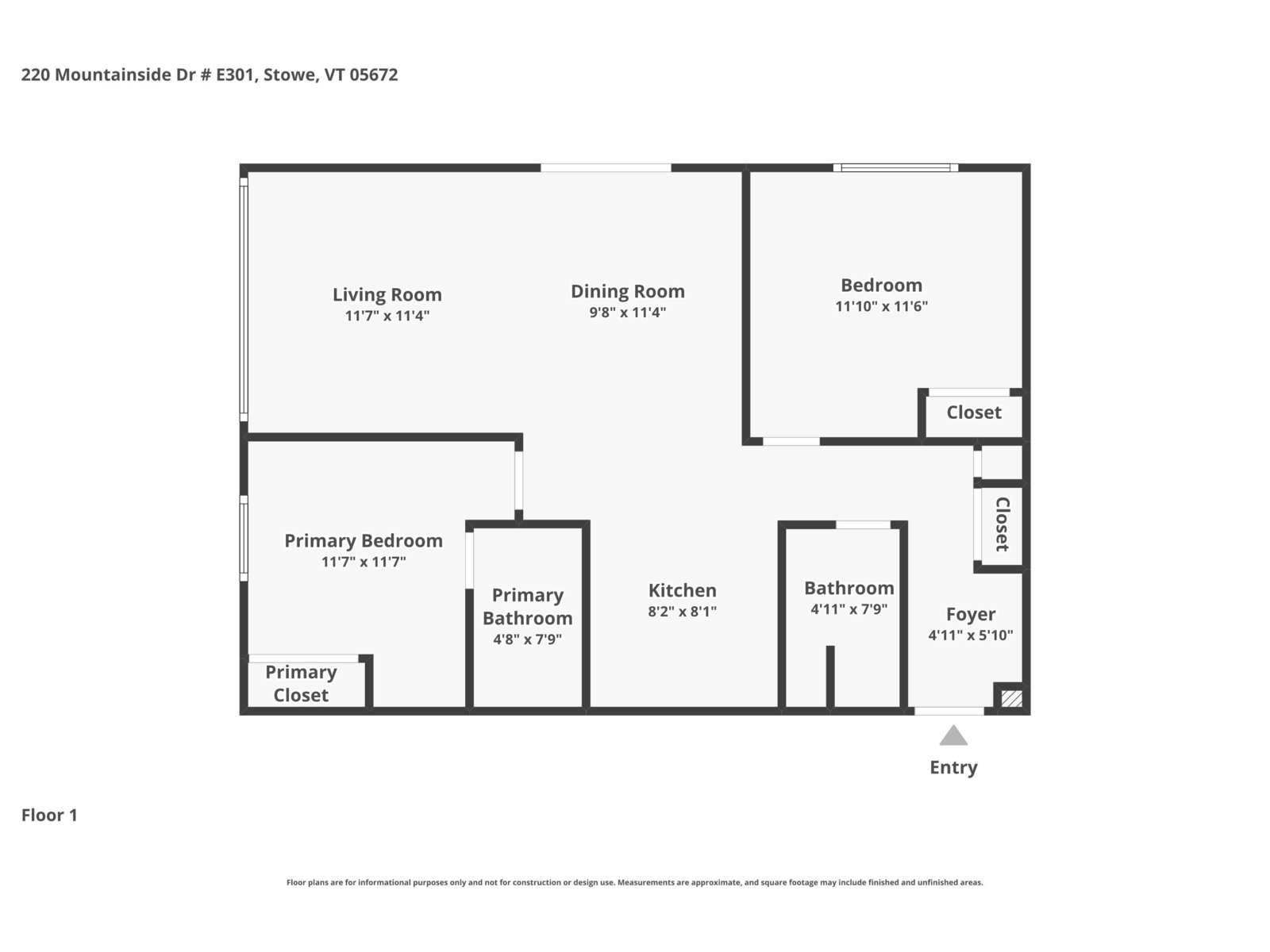 220 Mountainside Drive, Unit E301