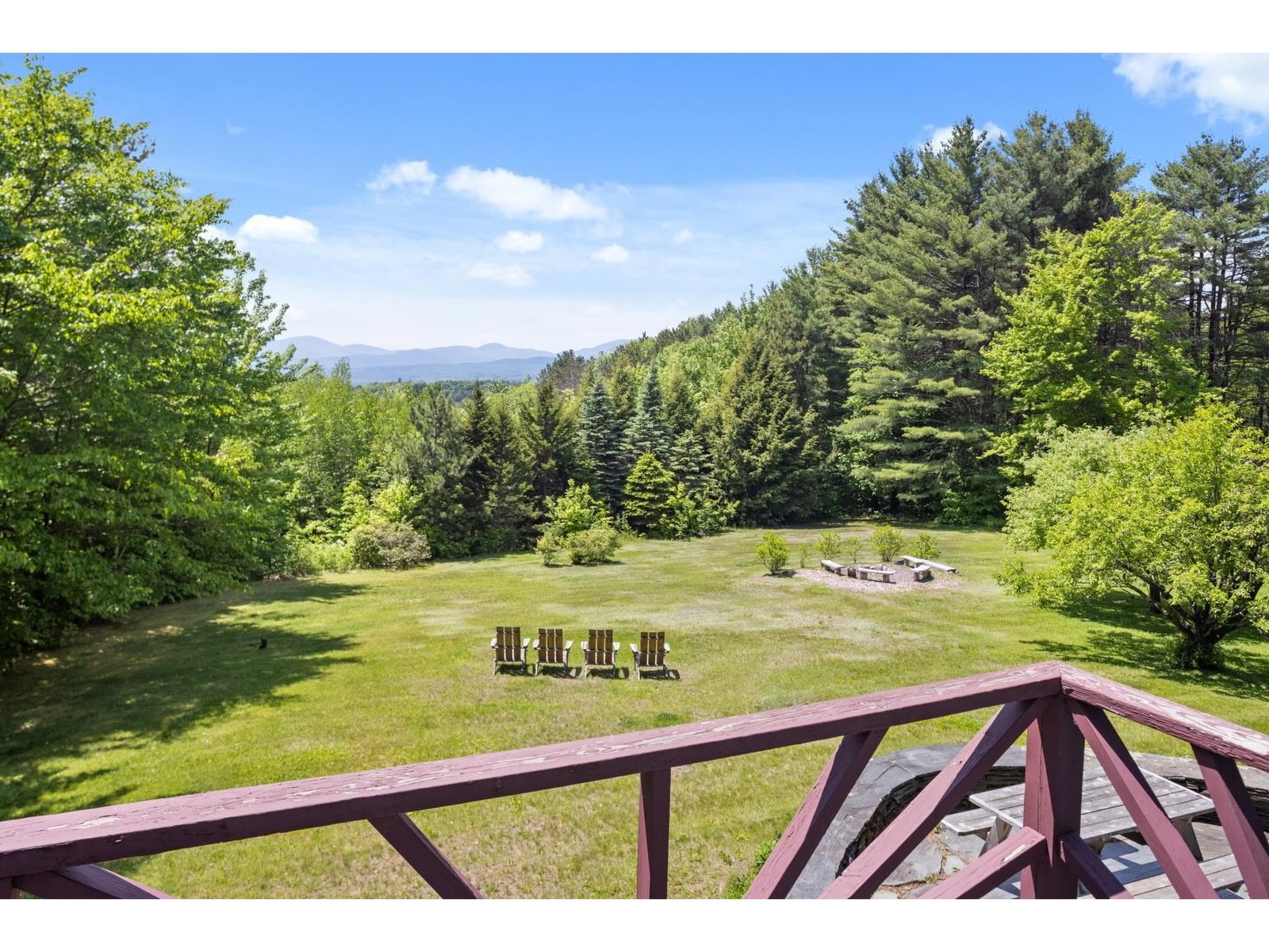 Yup, you can see Mt. Mansfield! Village of Stowe 8 mi away