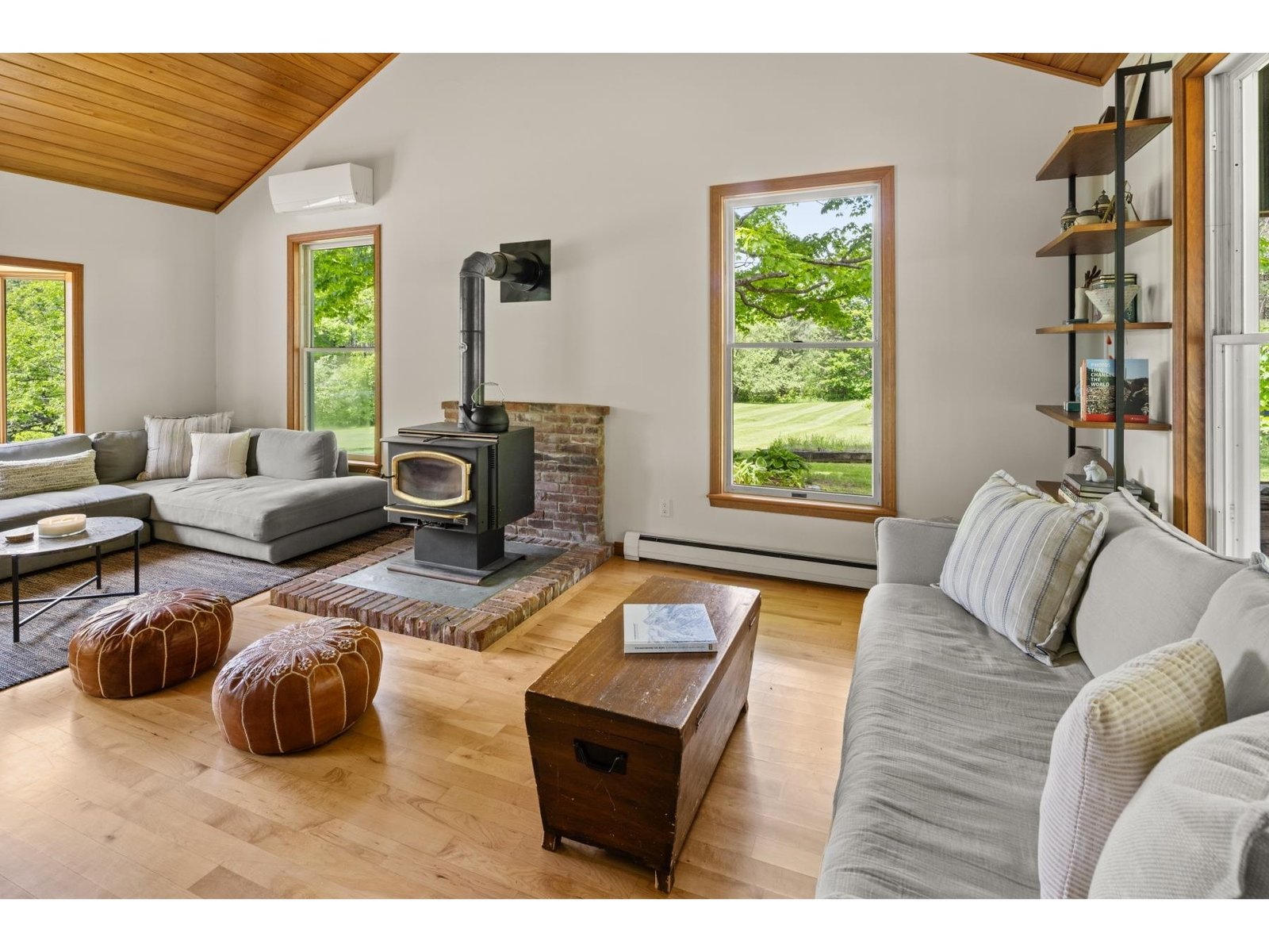 A room with many views to the outdoors