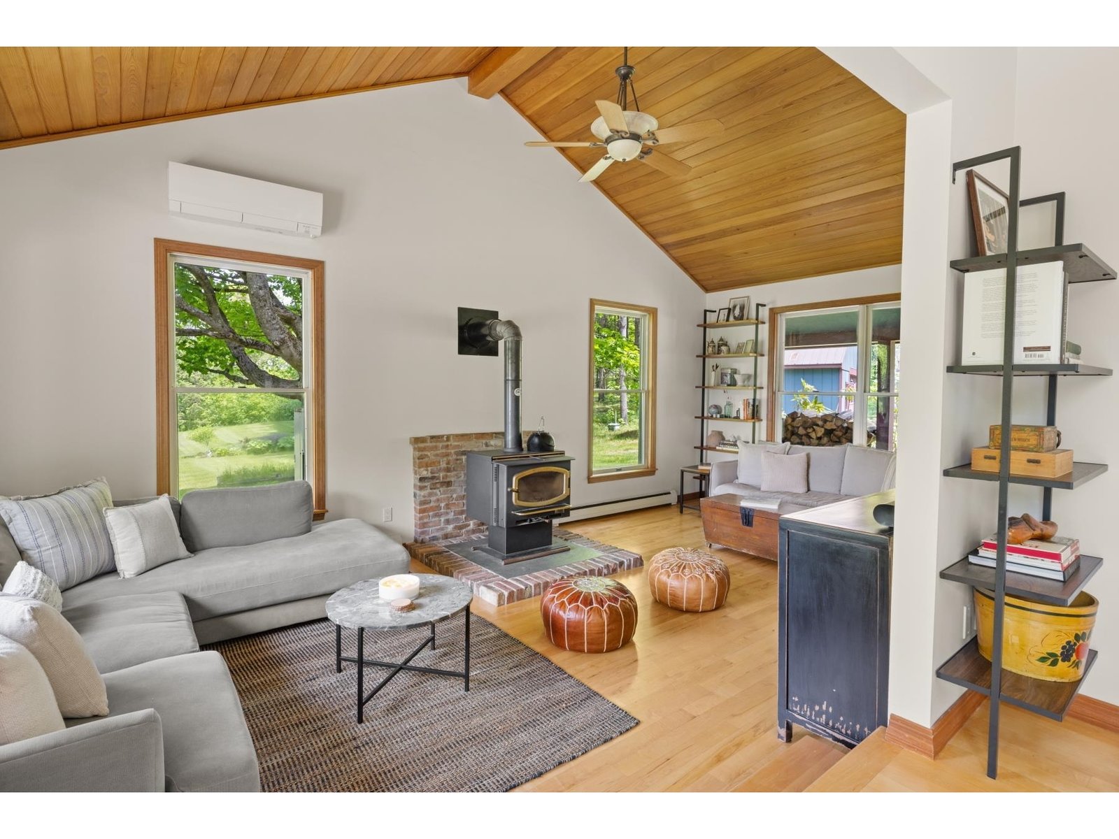 Two separate sitting areas