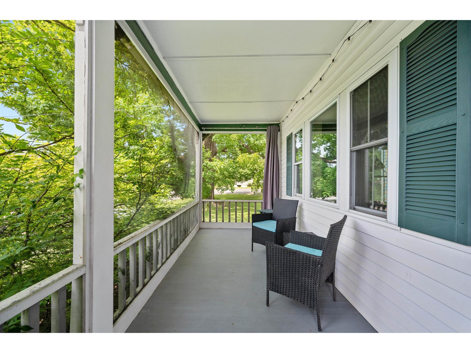 Main house screened porch