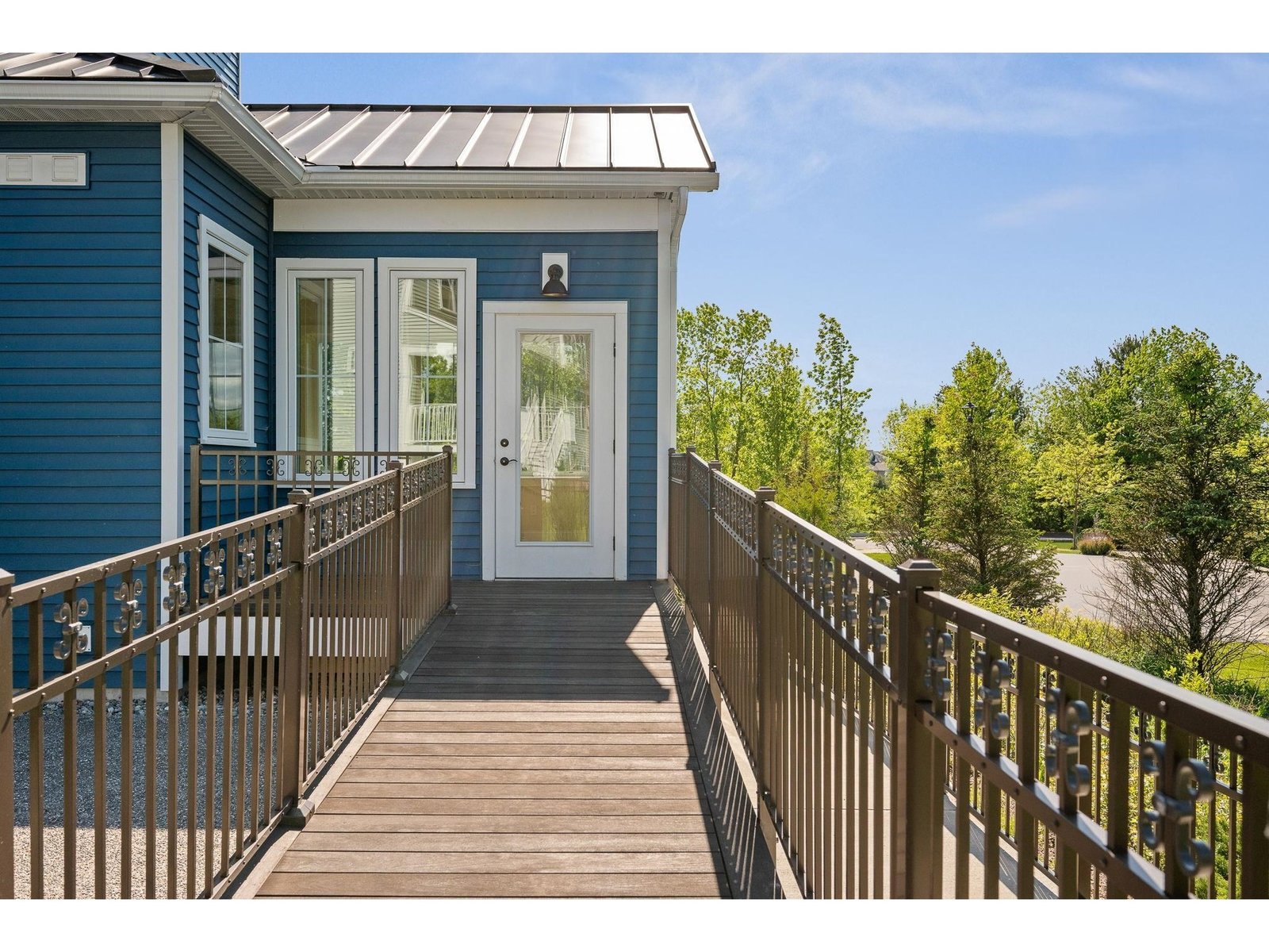 Sunroom access to lower patio