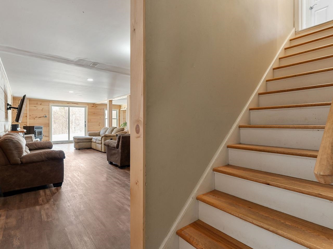 Staircase connecting floors