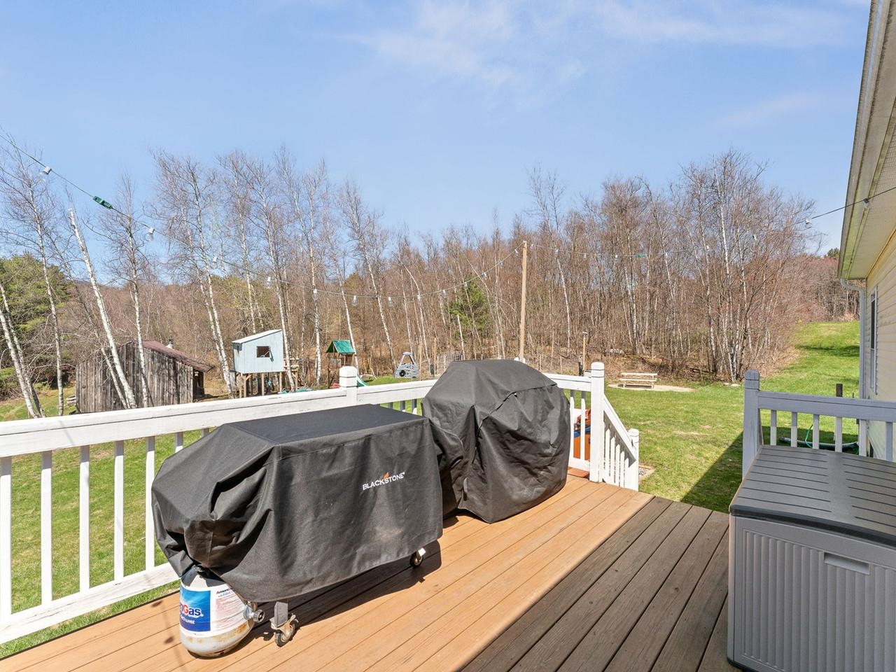 Large back deck