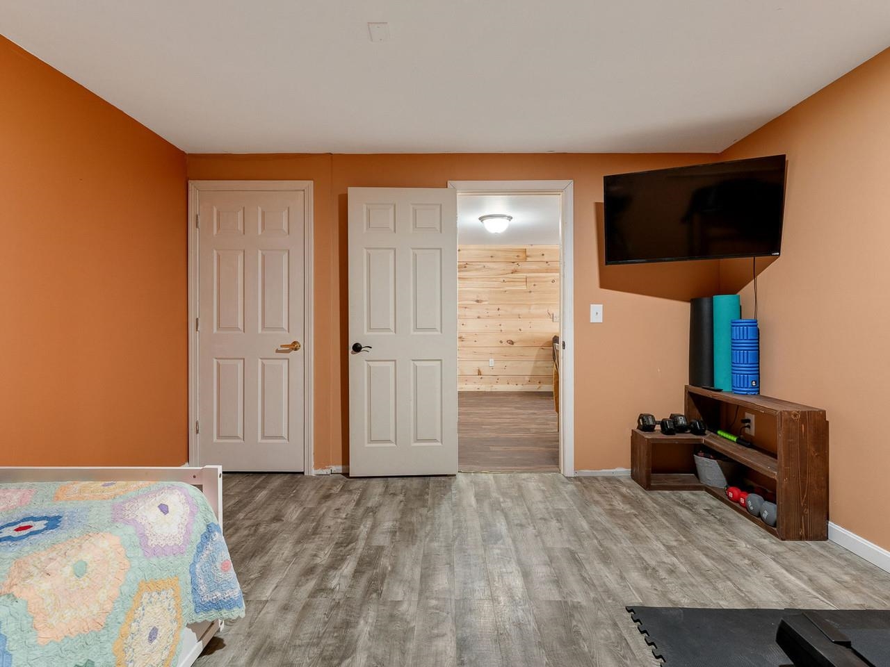 Basement bonus/exercise room