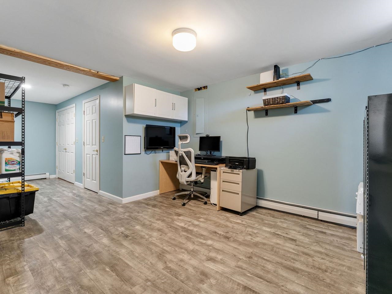 Basement office/storage room