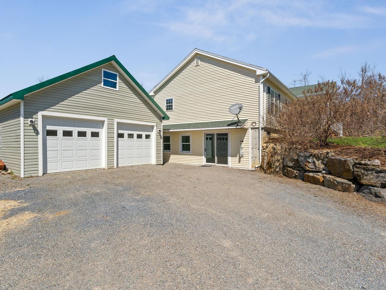 Garage near side entrance