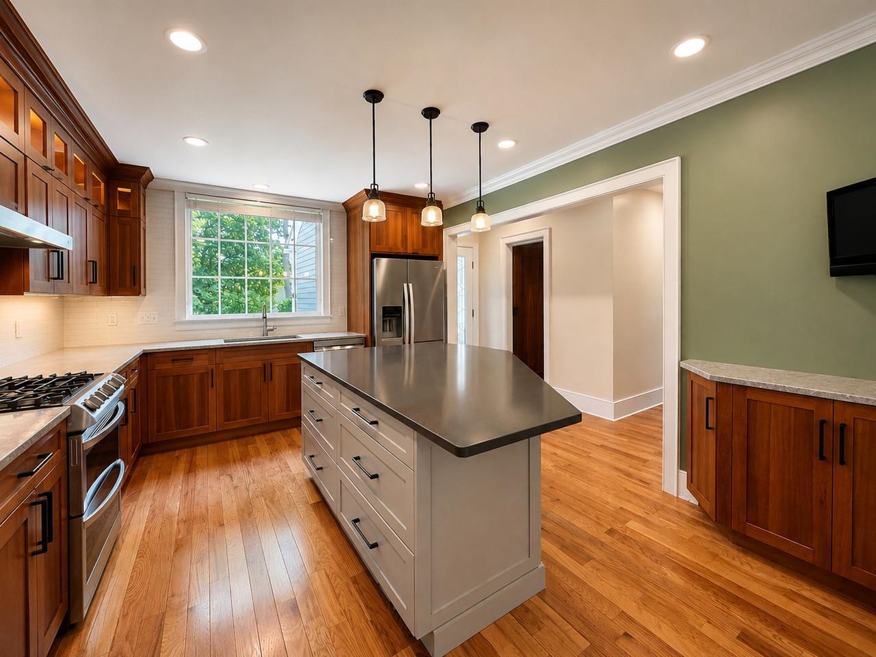 With Stainless Appliances