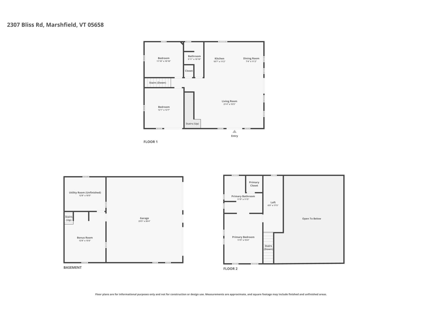 2307 Bliss Road