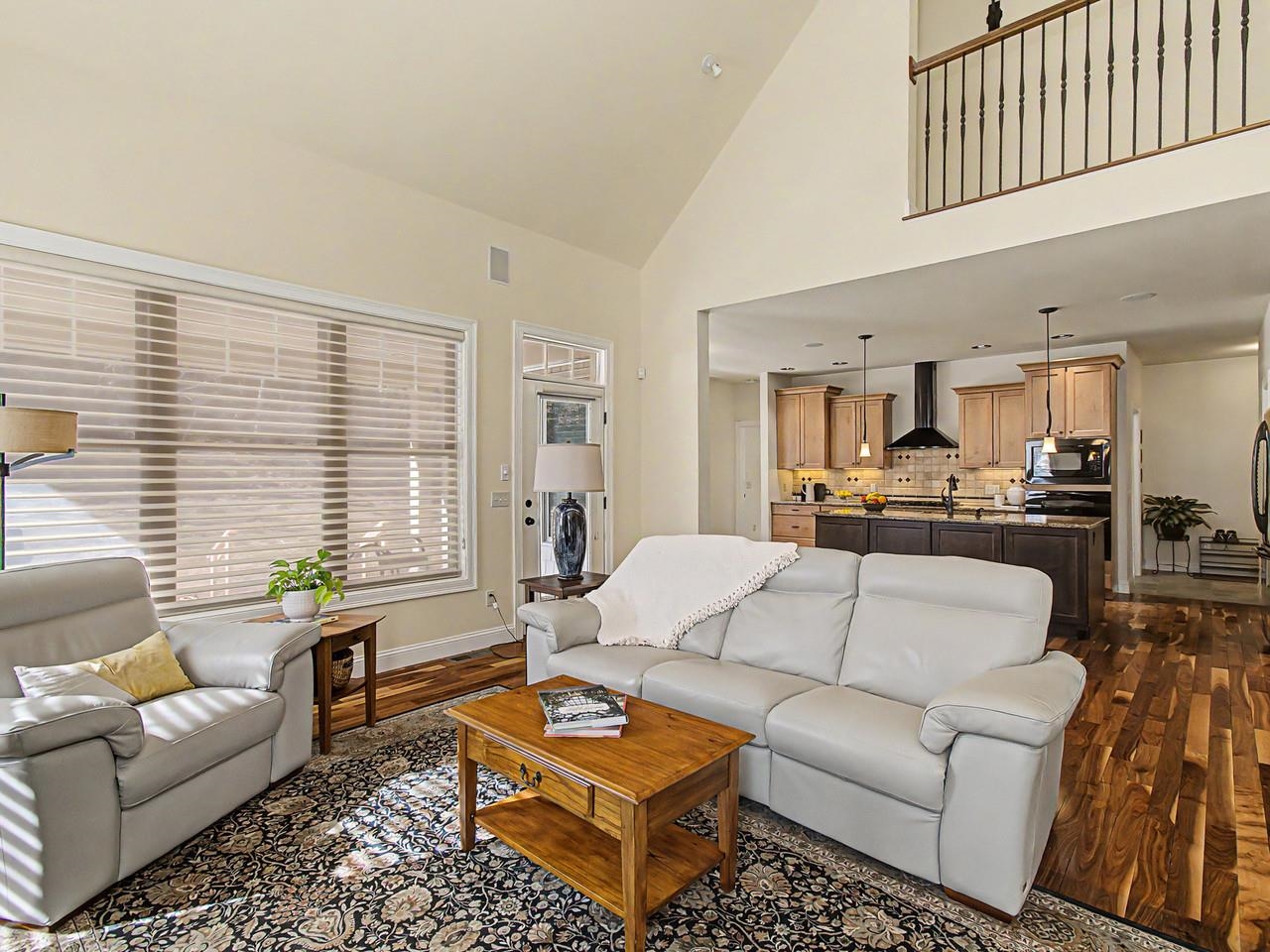 Open plan for entertaining