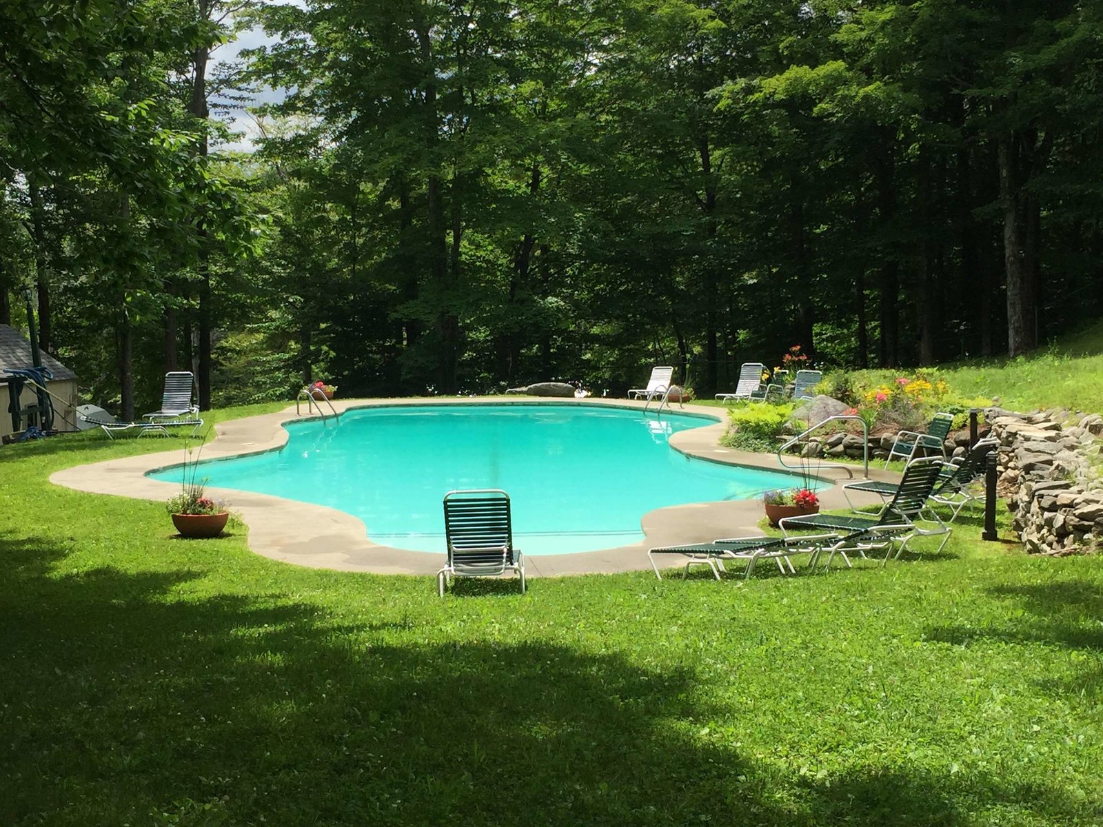 Complex in ground pool