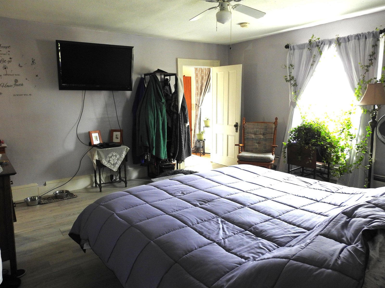 Primary bedroom for main house on 2nd floor