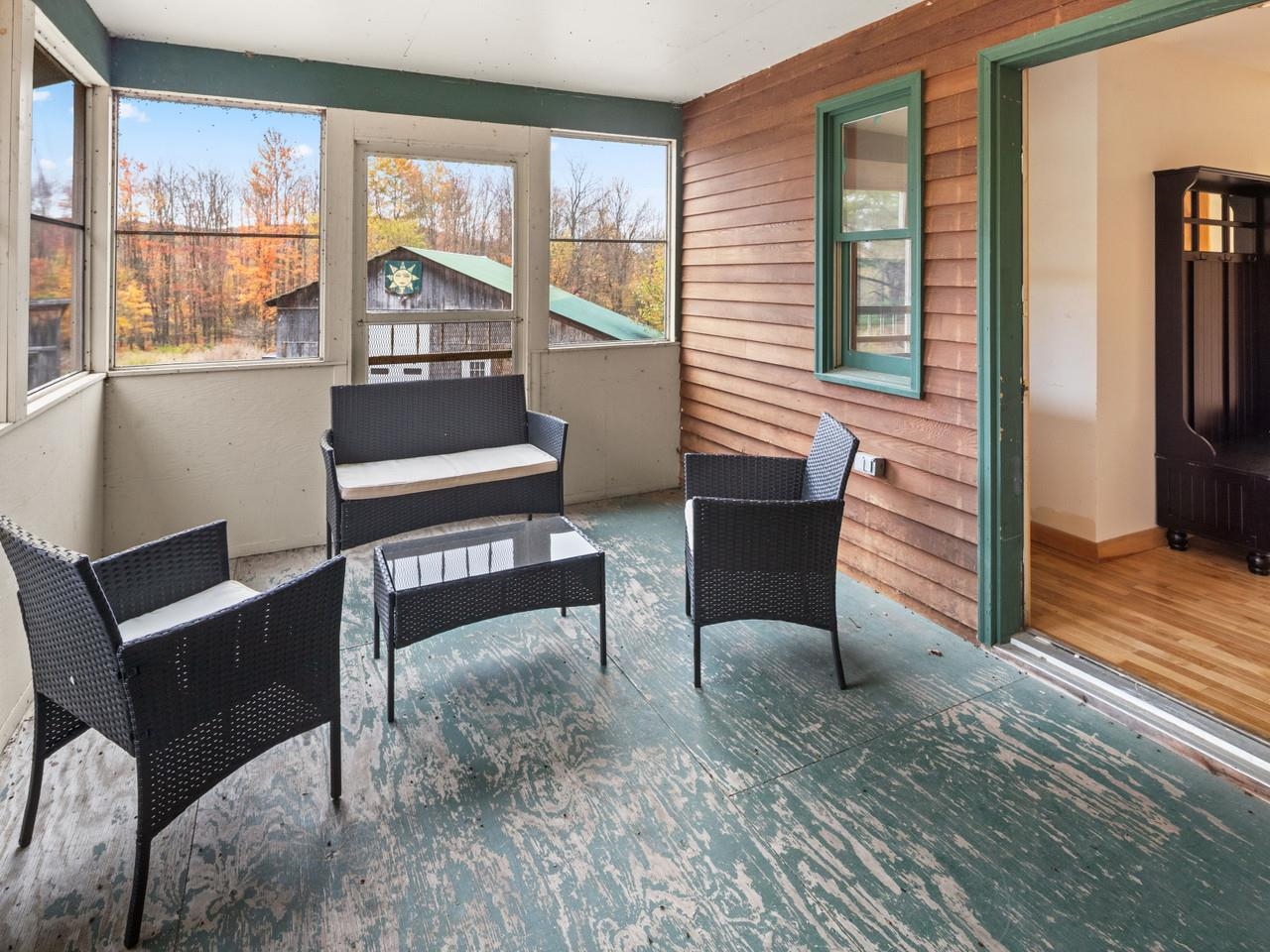 Screened Front Porch