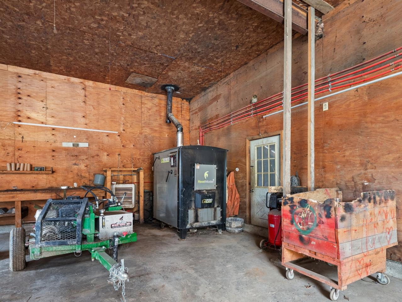 Heated by Wood Boiler