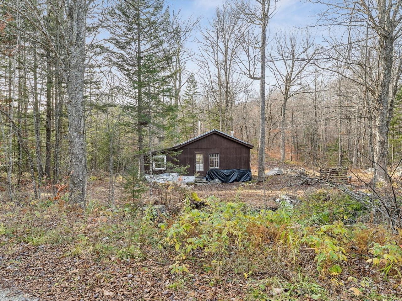 Front of camp, road view