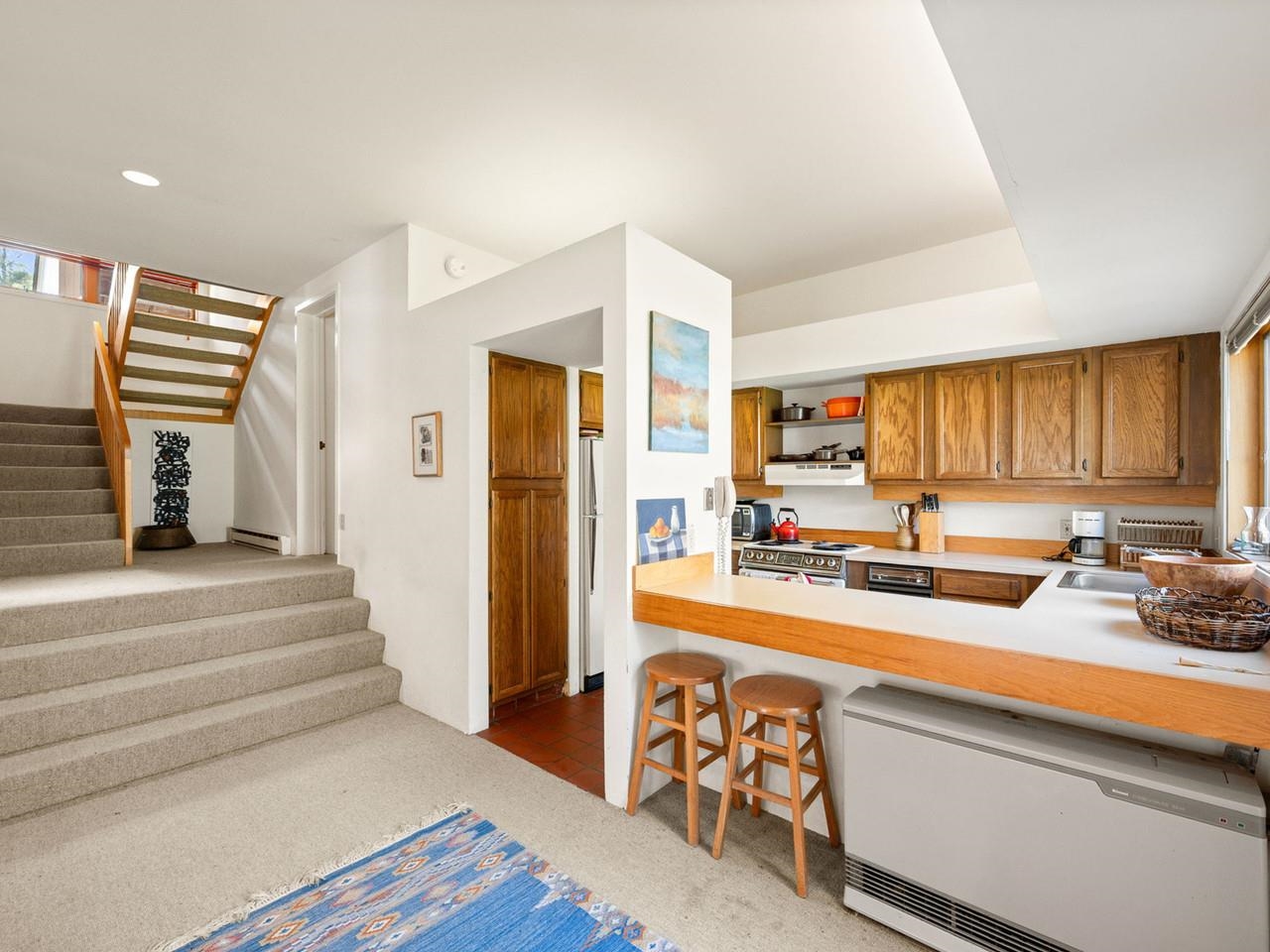 Open floor plan kitchen