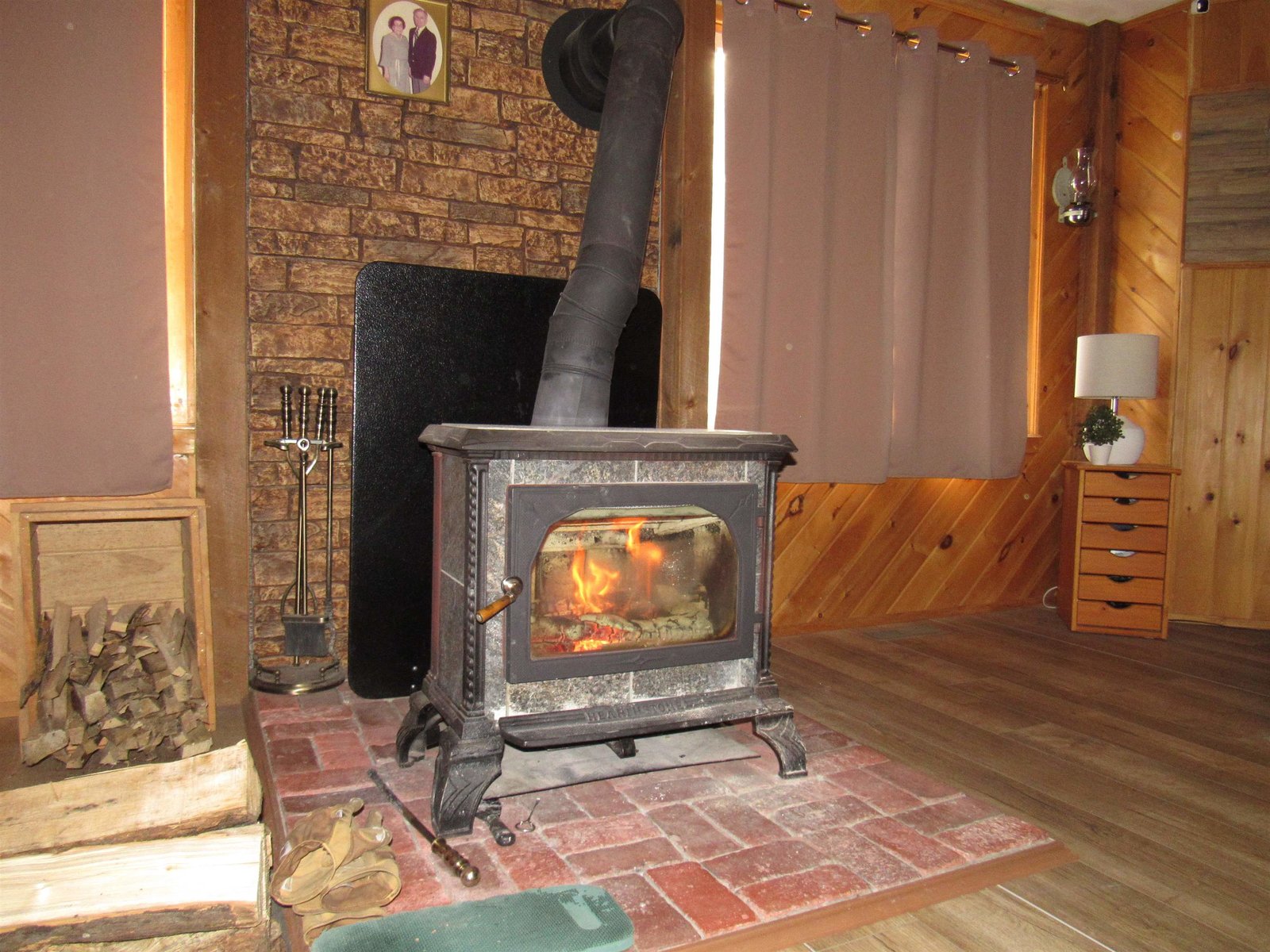 Great wood burning stove