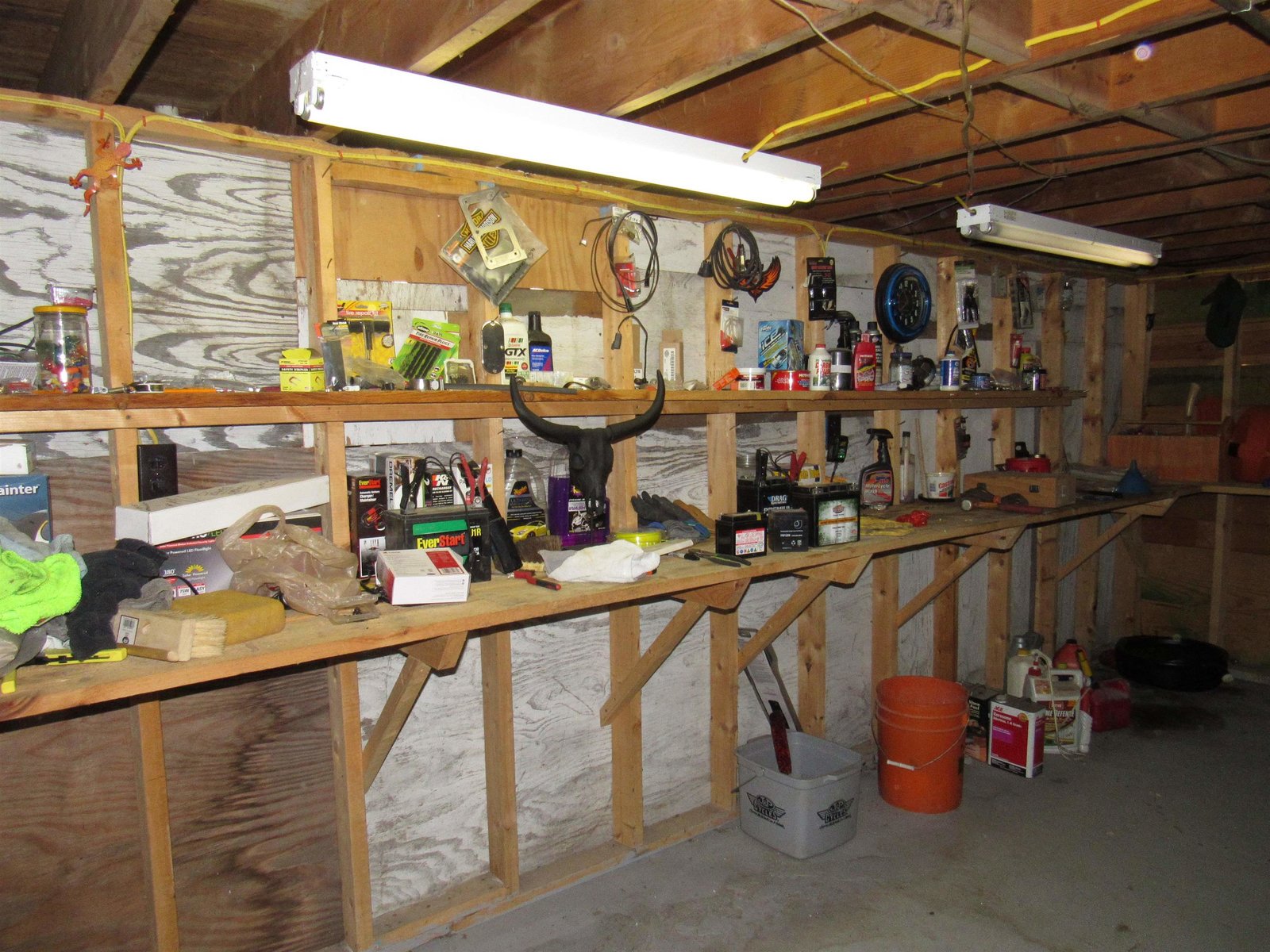Some storage and work area