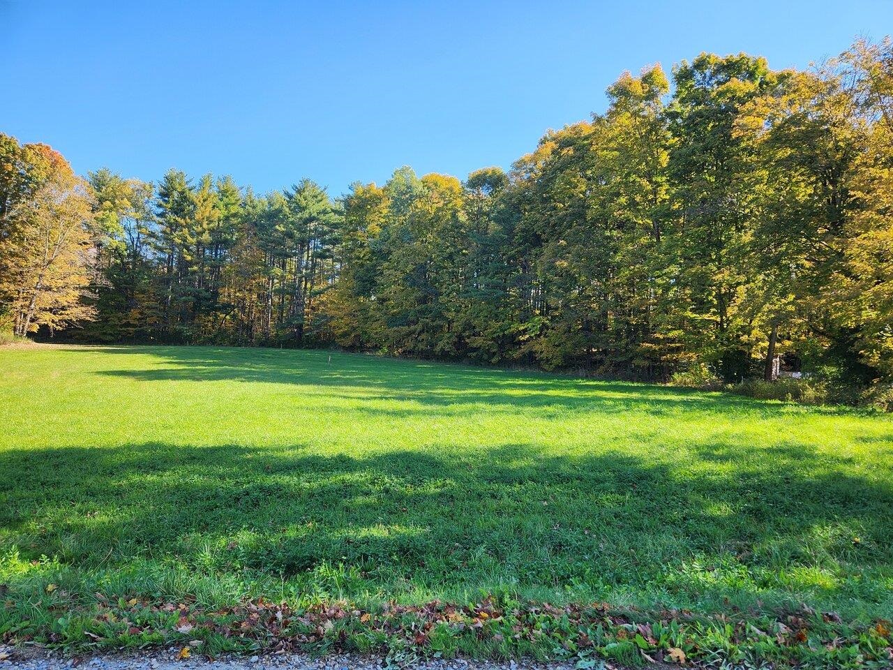 Arial view of lot in fall