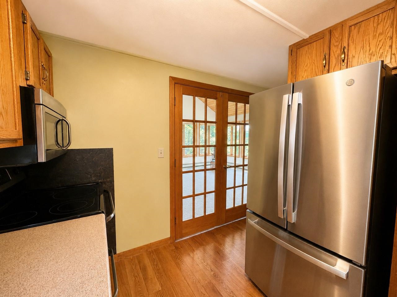 Kitchen with French Doors