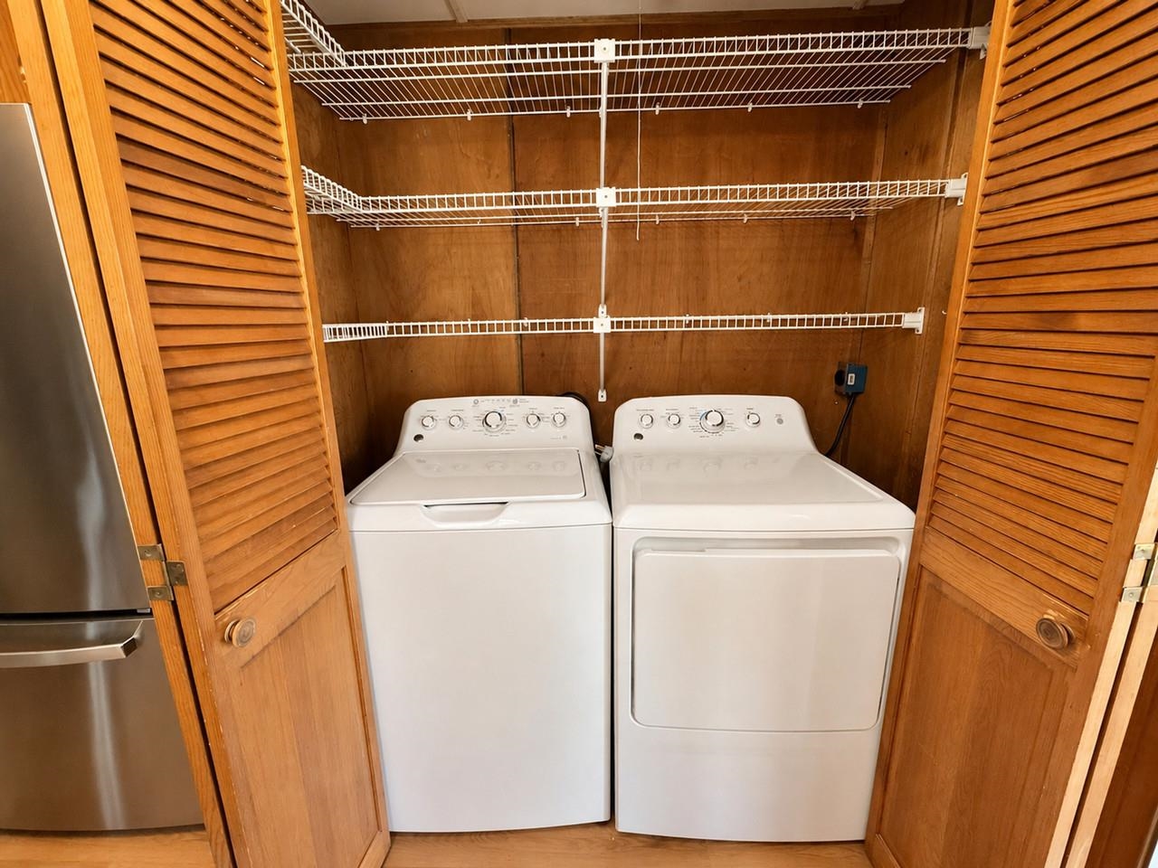 Laundry Closet off Kitchen