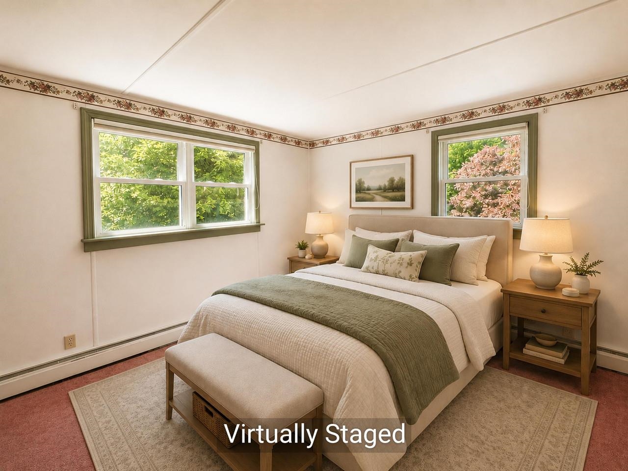 Bright Corner Bedroom