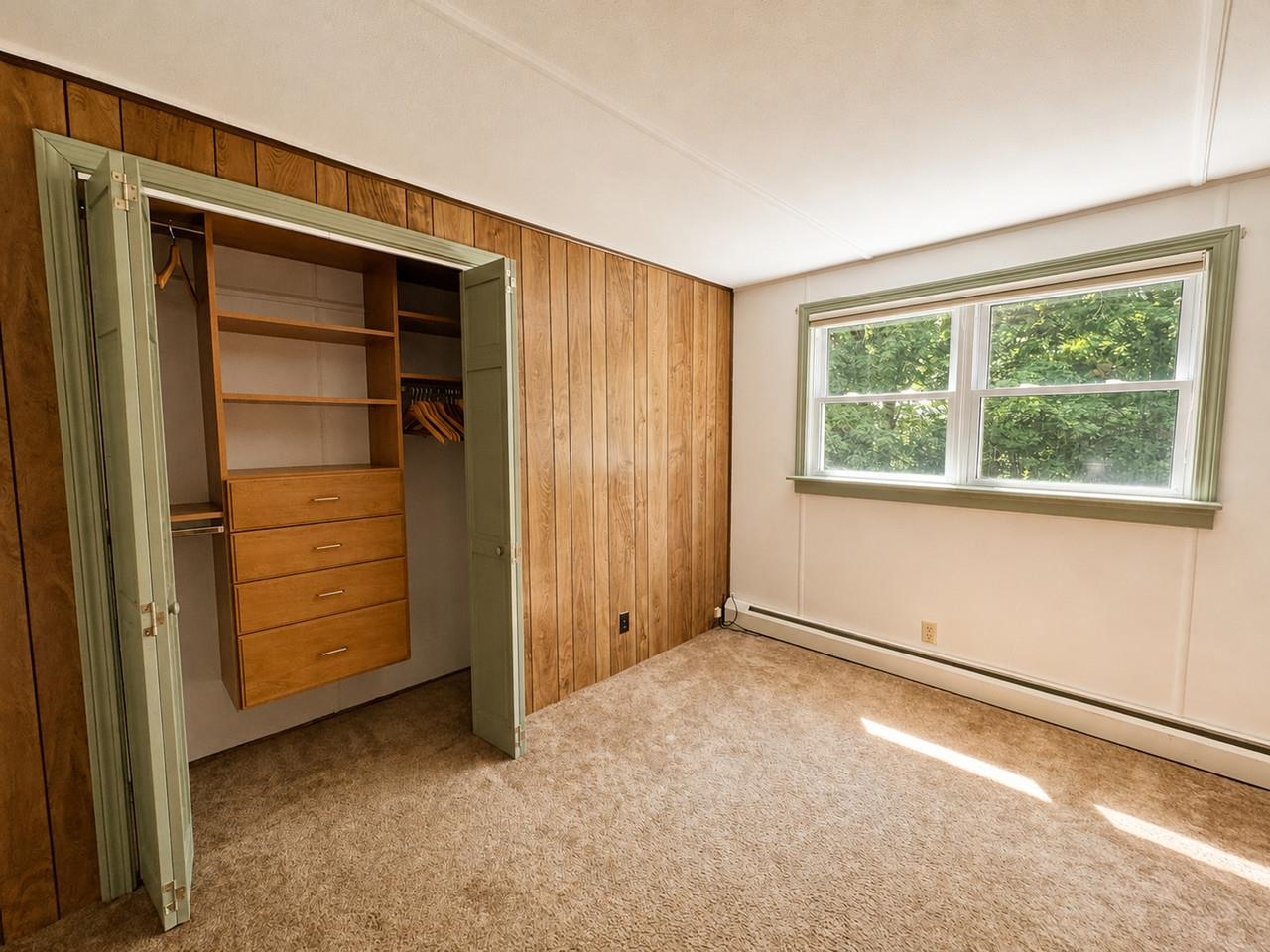 Bedroom with Custom Closet
