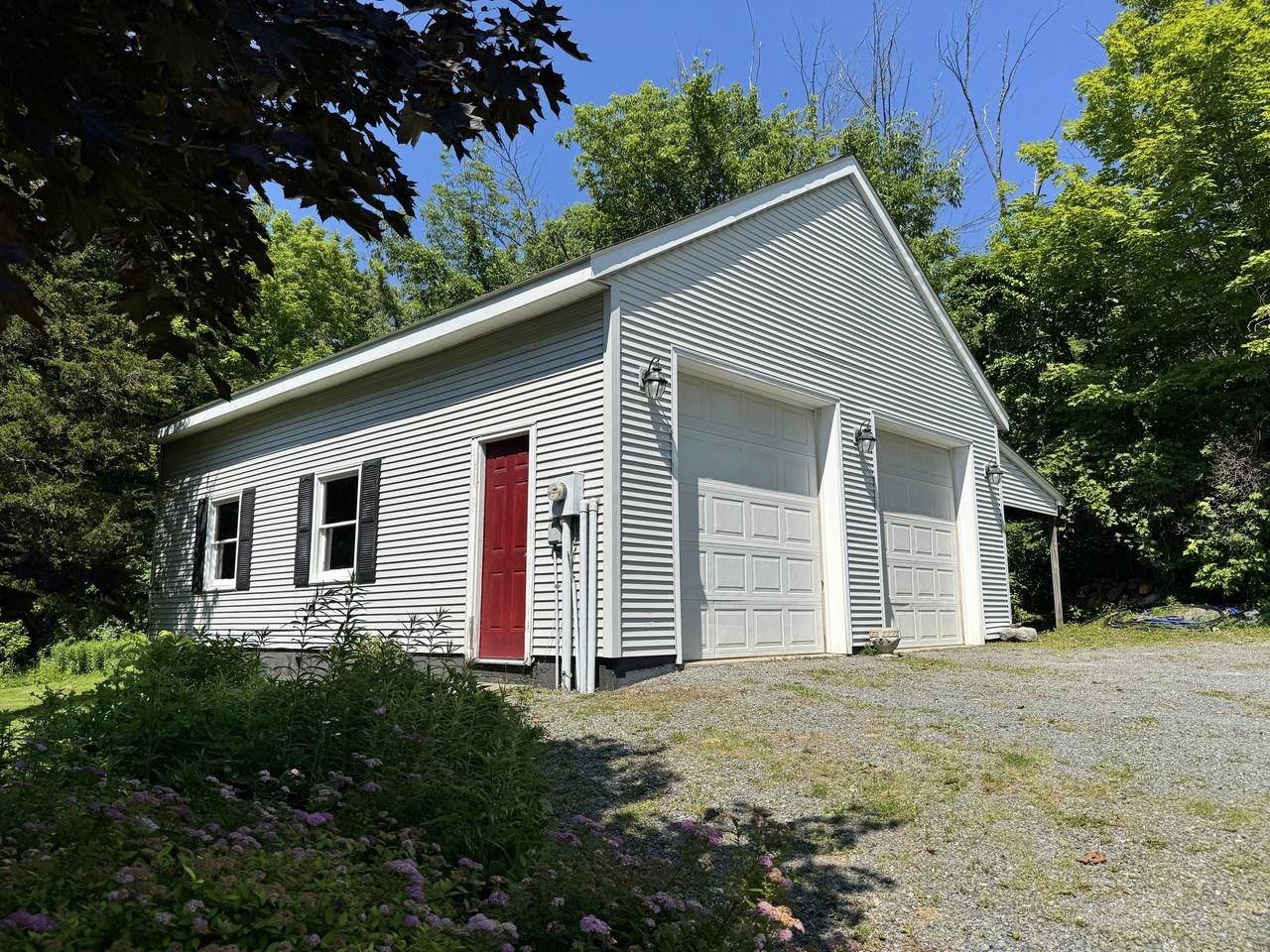Detached Garage with Dual Bays